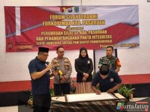 Polres Pasuruan Hadiri Pelantikan IPSI serta Deklarasi Satgas Sentot Prawirodirdjo