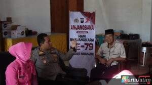 Anjangsana Hari Bhayangkara ke-79, Polres Nganjuk Tunjukkan Kepedulian dan Rasa Kekeluargaan