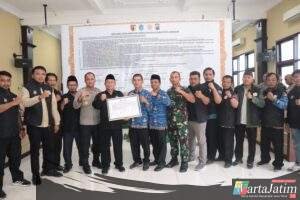 Polres Lamongan Libatkan Satgas Sentot Prawirodirjo 21 Perguruan Silat Berdamai Jaga Kamtibmas 1 Syuro
