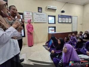 Polsek Ngasem Terima Kunjungan Siswa SLB Bhakti Pemuda