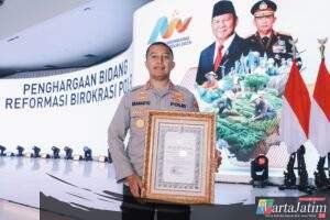 Polres Kediri Kota Raih Penghargaan Bergengsi dari Kapolri atas Prestasi Pelayanan Prima