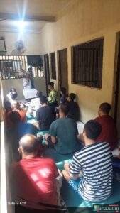 Kegiatan Pembinaan Rohani dan Mental (Binrohtal) di Ruang Tahanan Polres Kediri