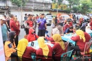 Peringati Hari Bhayangkara ke-79, Polres Kediri Kota Beri Layanan Pengobatan Gratis di CFD