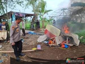 Polsek Sukomoro Bongkar Arena Judi Sabung Ayam dan Dadu di Timur Punden Sukomoro