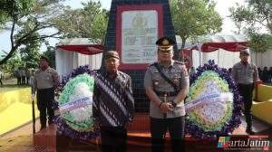 Tabur Bunga dan Doa Bersama, Polres Nganjuk Kenang Jasa Pahlawan Polri