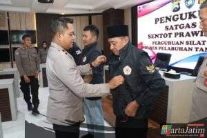 Polres Pelabuhan Tanjungperak Kukuhkan Satgas Sentot Prawirodirdjo Amankan Malam Satu Suro