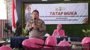 Sampaikan Commander Wish, Kapolres Nganjuk Dorong Anggota Bertugas dengan Hati Nurani