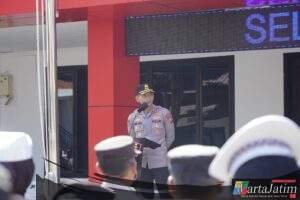 Polres Ponorogo Terjunkan 430 Personel Amankan Kirab Pusaka Grebeg Suro 2025