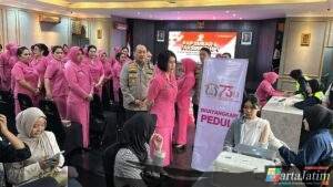 Hari Bhayangkara ke-79 dan HKGB ke-73, Polresta Malang Kota Beri Layanan Vaksin HPV Gratis Bagi Kaum Perempuan
