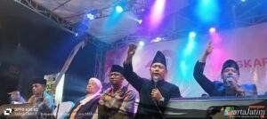 POLSEK KRIAN POLRESTA SIDOARJO GELAR “KRIAN BERSHOLAWAT” DALAM RANGKA HUT BHAYANGKARA KE-79