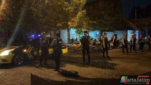 Malam 1 Suro, Polres Bojonegoro Birukan Jalan Raya Jaga Kondusifitas Kamtibmas