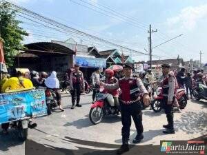 Amankan Ritual Kirab 1 suro Sri Aji Joyoboyo ,Petugas Gabungan Di Terjunkan