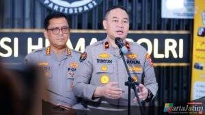 Robot Humanoid hingga Robot Dog Beratribut Polisi Ramaikan Monas dalam Persiapan Hari Bhayangkara ke-79