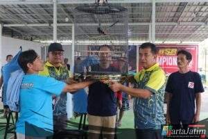 Lomba Burung Berkicau Kapolres Cup 2025 Warnai Hari Bhayangkara ke-79 di Kediri