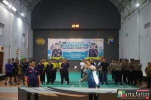 Polres Kediri Adakan Badminton Open Turnamen Kapolres Cup