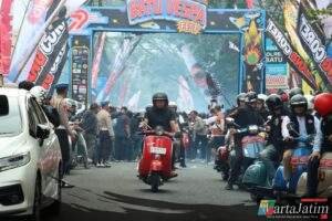 Hari Bhayangkara ke -79 Polres Batu Gelar Vespa Fest 2025 Dukung Industri Pariwisata