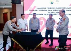 Kolaborasi Polda Jatim dan BBWS Brantas di Hari Bhayangkara ke -79:  Bangun Sumur Bor Dukung Efisiensi Air dan Ketahanan Pangan