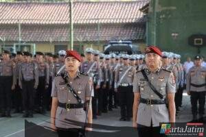 Gelar Sertijab Kasat Reskrim, Kapolres Kediri Tekankan Kinerja Humanis dan Responsif
