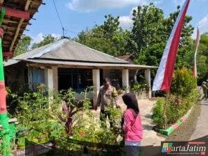 Bhabinkamtibmas Wilangan Dukung Ketahanan Pangan, Pantau Lahan Pekarangan Warga di Ngadipiro