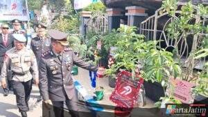 Dukung Ketahanan Pangan Ratusan Bibit Tanaman Produktif Jadi Ucapan Selamat Hari Bhayangkara ke -79 di Ponorogo