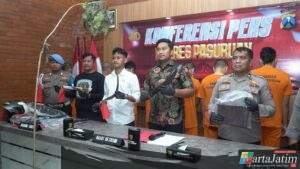 Polisi Ringkus Pelaku Pembunuhan Berencana di Gempol