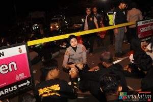 Polres Tuban Amankan 294 Orang dan 170 Kendaraan Roda Dua Yang Nekat Konvoi Saat Suran Agung