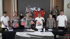 Polrestabes Surabaya Berhasil Amankan Dua Tersangka Curanmor Sasar 3 TKP