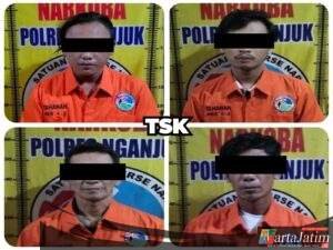 Polres Nganjuk Bongkar Jaringan Narkotika Terorganisir, Empat Pengedar Diringkus dalam Sehari