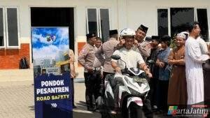 Coaching Clinic Pondok Pesantren Road Safety di Gelar Satlantas Polres Kediri
