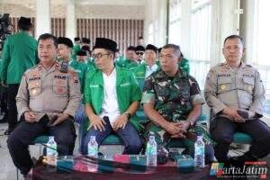 Dukung Penguatan Kepemimpinan Pemuda, Wakapolres Kediri Hadiri Pembukaan PKL III GP Ansor Tahun 2025