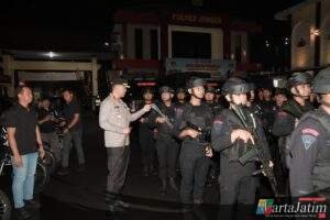 Harkamtibmas Polres Jember Gelar KRYD Cegah Aksi Kejahatan Jalanan