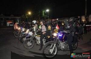Harkamtibmas : Polrestabes Surabaya All Out Zero Balap Liar dan Gengster