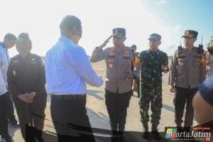 Kapolres Kediri Dampingi Kunjungan Menteri Pertanian RI di Perkebunan Djengkol Plosoklaten