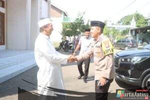Awali Tugas, Kapolres Probolinggo yang Baru Kunjungi Ponpes Nurul Qodim Paiton