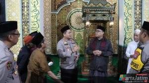 Kapolres Nganjuk Ajak Jamaah Subuh Jaga Toleransi dan Kamtibmas