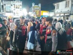 Jajaran  Sat Samapta Polres Kediri Kota Siaga Amankan APEKSI Nite Carnival 2025
