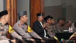 Polres Nganjuk Tekankan Disiplin Salat Lewat Binrohtal di Masjid Al Ikhlas