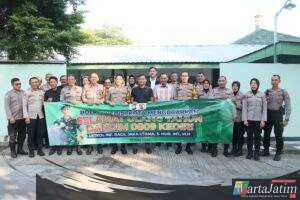 Surprise Ulang Tahun, Dandim 0809 Kediri Tiba Tiba Di Datangi Kapolres Kediri Kota