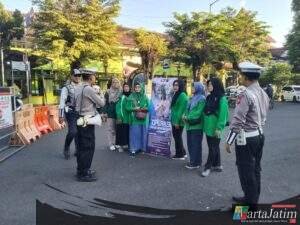 Operasi Patuh Semeru 2025 Polres Bondowoso Sapa Masyarakat di CFD Gelorakan Tertib Lalu Lintas