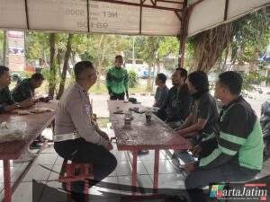 Operasi Patuh Semeru 2025 Polres Ngawi Ngopi Bareng Komunitas Ojol Beri Edukasi Kamseltibcarlantas