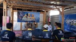 Polantas Menyapa di Terminal Anjuk Ladang, Korlantas Polri Sosialisasikan Ops Patuh Semeru 2025