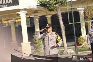 Kapolres Kediri Tekankan Pentingnya Kebersihan Saat Apel Jam Pimpinan