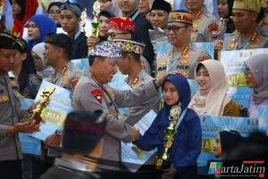 Kapolri Berikan Apresiasi Kepada Adhisty Atas Juara Lomba Melukis Difabel