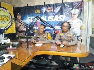 Bersama Media Polres Pelabuhan Tanjungperak Gencarkan Sosialisasi Operasi Patuh Semeru 2025