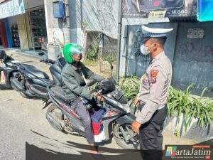 481 Kendaraan Terjaring Operasi Patuh Semeru 2025 di Kota Kediri