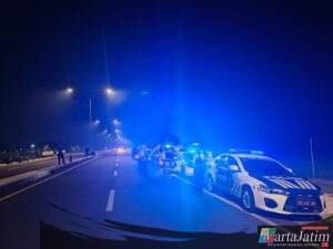 Polisi Gelar Patroli Balap Liar di Jalur Lintas Utara Lamongan 9 Motor Diamankan