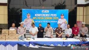 Operasi Patuh Semeru 2025 Polresta Sidoarjo Berhasil Tekan Kecelakaan Hingga 62 persen