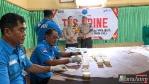 Kapolsek Gurah bersama BNN adakan Tes Urine Dadakan