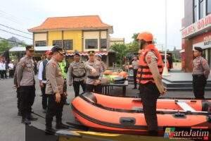 Polres Bojonegoro Perkuat Sinergi Penanggulangan Darurat Bencana