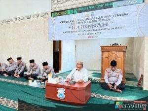 Tingkatkan Mental dan Spiritual,  Polres Kediri Kota  Gelar Kegiatan Karomah  Rutin dengan Baca Yasin dan Doa Bersama